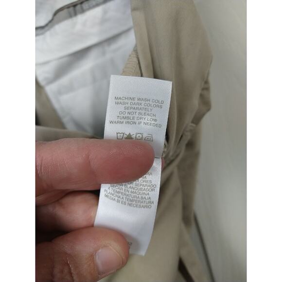 Liz Claiborne Woman 16 Audra Pants Tan Flat Front Khaki Straight Leg - Picture 10 of 12